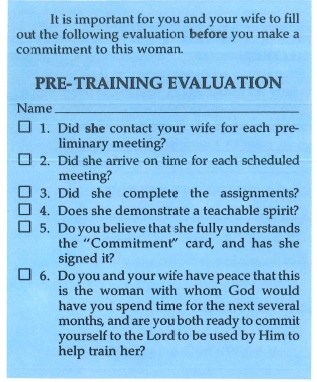 Pre-training evaluation